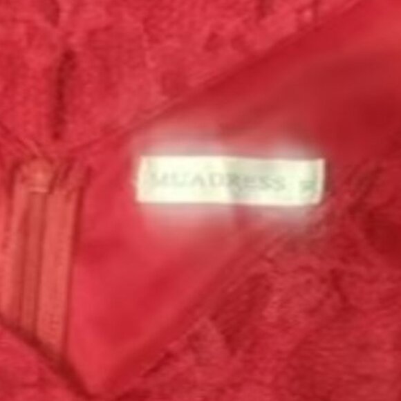 Muadress ** Beautiful Red Lace Hi-Lo Dress in size XL - Picture 13 of 13